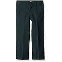 Dickies Boy's Flexwaist Flat Front Straight Leg School Uniform Pants – Adjustable Uniform Trousers for Schoolwear