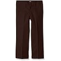 Dickies Boy's Flexwaist Flat Front Straight Leg School Uniform Pants – Adjustable Uniform Trousers for Schoolwear