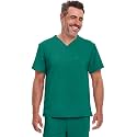 Dickies EDS Essentials Scrubs for Men V-Neck 360° Stretch Medical Scrub Top