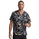Dickies EDS Signature Scrubs for Women and Scrubs for Men, Unisex One Pocket V-Neck Top in Soft Brushed Poplin 83706