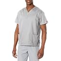 Dickies EDS Signature Scrubs for Women and Scrubs for Men, Unisex One Pocket V-Neck Top in Soft Brushed Poplin 83706