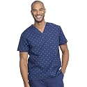 Dickies EDS Signature Scrubs for Women and Scrubs for Men, Unisex One Pocket V-Neck Top in Soft Brushed Poplin 83706