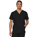 Dickies EDS Signature Scrubs for Women and Scrubs for Men, Unisex One Pocket V-Neck Top in Soft Brushed Poplin 83706