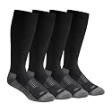 Dickies Men's Light Compression Comfort Over-The-Calf Socks, Available in M-XXL (2, 4, 6 Pairs)