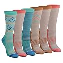 Dickies Women's Dri-Tech Fashion Moisture Control Crew Socks (6, 12 Pairs)
