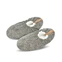 DICUIRD Men’s Fuzzy Sherpa Lined Slipper Socks Non-Skid Gripper Soft Sole