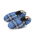 DICUIRD Men’s Fuzzy Sherpa Lined Slipper Socks Non-Skid Gripper Soft Sole