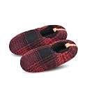 DICUIRD Men’s Fuzzy Sherpa Lined Slipper Socks Non-Skid Gripper Soft Sole