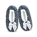 DICUIRD Womens Fleece Slipper Socks Non-Slip Grippers Indoor Slippers