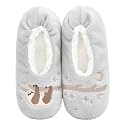 DICUIRD Womens Fleece Slipper Socks Non-Slip Grippers Indoor Slippers