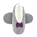 DICUIRD Womens Fleece Slipper Socks Non-Slip Grippers Indoor Slippers