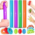 DICYWUDI Flex Therapy Bar and Grip Strength Trainers set, Physical Therapy & Resistance Bar for Golfers Elbow,Tendinitis,Wrist,Forearms Pain, Improve Grip Strength and Relieve Pain