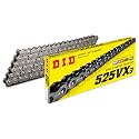 DID (525VX3X122ZB) Steel 122 Link High Performance VX Series X-Ring Chain with Connecting Link