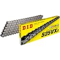 DID (525VX3X150ZB) Steel 150 Link High Performance VX Series X-Ring Chain with Connecting Link