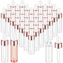 Didaey 100 Pcs Mini Glass Oil Dropper Bottle, 5 ml, Rose Gold