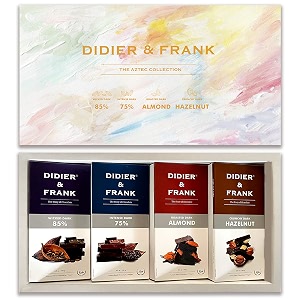 didier amp frank assorted chocolate dark gift pack box 100g x 4 85 75 almond hazelnut gift pack box diwali rakhi