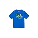Diesel Boys' T-Shirt with Printed Oval D Logo