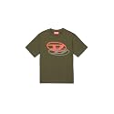 Diesel Boys' T-Shirt with Printed Oval D Logo
