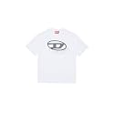 Diesel Boys' T-Shirt with Printed Oval D Logo