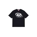 Diesel Boys' T-Shirt with Printed Oval D Logo