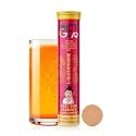 500 mg L Glutathione with Hyaluronic Acid, Vitamin C & Vitamin E for Brighter Youthful Skin, Lightening, Glow, Radiance, Pigmentation | 20 Orange Flavour Antioxidant effervescent Tablets