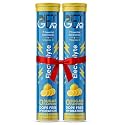 SMART PACK of 2 | DIET GEAR 0 Sugar, 0 Caffeine Electrolyte Drink Mix | Lemon | 10L/40 Glasses of 7 Clean Electrolytes | Instant Daily Hydration for Gym, Heat &amp; Hustle | No BS: No Maltodextrin, No Sucralose, No Artificial