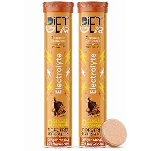 smart pack of 2  0 sugar 0 caffeine no bs electrolyte drink mix  7 electrolytes  vitamin c  40 servings10 litres  no maltodextrin no aspartame  instant hydration for gym running sports heat travel  ginger masala