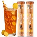 SMART PACK OF 2 | 0 SUGAR. 0 CAFFEINE. NO BS Electrolyte Drink Mix | 7 Electrolytes + Vitamin C | 40 Servings/10 Litres | No Maltodextrin, No Aspartame | Instant Hydration for Gym, Running, Sports, Heat, Travel | Ginger Masal