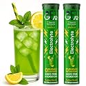 SMART PACK OF 2: 0 SUGAR. 0 CAFFEINE. NO BS Electrolyte Drink Mix | 7 Electrolytes + Vitamin C | 40 Servings/10 Litres | No Maltodextrin, No Aspartame | Instant Hydration for Gym, Running, Sports, Heat, Travel | Pudina Masala