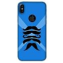 Different Mustaches Hard Printed Designer Case for Apple iPhone X (Logo View Case) Back Cover MRR1481