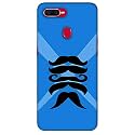 Different Mustaches Hard Printed Designer Case for Oppo F9 Back Cover MRR1481