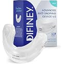 Difiney Advanced Anti Snoring Device 4.0: FDA-Cleared Snoring Solution – Adjustable Snore Stopper Mouth Guard for Men & Women – Anti Snoring Mouthpiece to Improve Sleep – Reusable Night Use