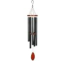 DigaNT Tuned Wind Chime Premiere Grande Series Black 42 Inches Positive Vibrations &amp; Energy