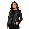 Women Leather Jacket Solid and Riding Biker