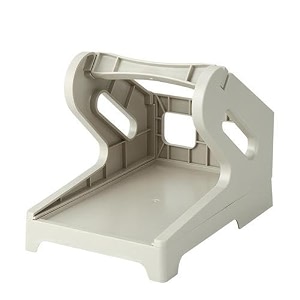 diginess label holder for shipping and thermal labels  plastic holder for roll and fan-fold labels  compatible with desktop printer  suitable for home office shops  white