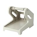 DIGINESS Label Holder for Shipping and Thermal Labels | Plastic Holder for Roll and Fan-Fold Labels | Compatible with Desktop Printer | Suitable for Home, Office, Shops | White