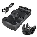 Dual Charger Dock for PS3 & Move Controllers with LED
