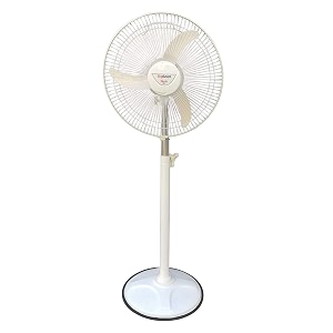 digismart 400mm high speed bullet fan  2400 rpm pedestalfarrata fan for home  adjustable height  x-flow technology  aerodynamic blades  mark-2 speed regulator  1 year warranty