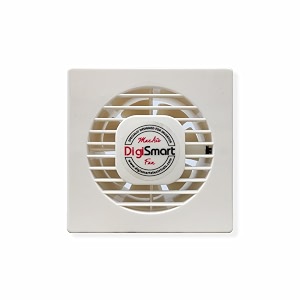 digismart high speed 150 mm powerful exhaust fan 1600 rpm high air delivery air suction for kitchen amp bathroom less noise pure copper axial fan clean air 22w motors 1 year warranty ivory