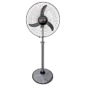 DIGISMART 400 MM Bullet Fan/Farrata Fan, Pedestal Fan for Home, Adjustable Height, 2400 RPM Mark -1, Speed Regulator, X-Flow Technology, Aerodynamic Blade, 1 Year Manufactured Warranty (Grey)