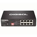 DIGISOL DG-FS1008PH-A 8 Port 10/100M Fast Ethernet unmanaged POE Switch with 4 POE Ports with External Power Adapter