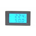 Digital AC Voltmeter AC 80-300V Frequency Counter 45.0-65.0Hz LCD Display Voltage Frequency 2 in 1 Meter Tester