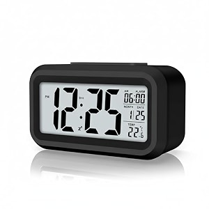 Digital Alarm Clock - Large LCD Display