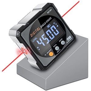 digital angle finder amp gauge magnetic dual laser inclinometer
