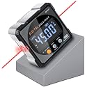 Digital Angle Finder & Gauge, Magnetic Dual Laser Inclinometer
