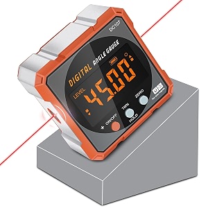 digital angle finder amp protractor magnetic dual laser level