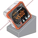 Digital Angle Finder &amp; Protractor, Magnetic Dual Laser Level