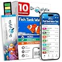 Digital Aquarium Water Test Kit, App-Enabled 10-in-1 Fish Tank Test Kit for Freshwater &amp; Saltwater, Aquarium Test Strips for Fish Tanks, Reef, pH, Ammonia, Nitrate, Nitrite, GH, KH, Chlorine