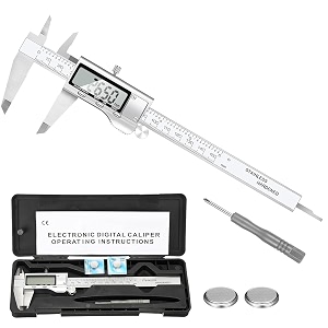 harboan digital caliper measuring tool stainless steel vernier caliper digital micrometer with large lcd screen 6 inch150mm caliper tool for diyhousehold stainless steel plastic metal