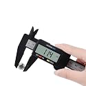 Digital Caliper, zhart ZC-102 0-6" Calipers Measuring Tool - Electronic Micrometer Caliper with Large LCD Screen, Auto-Off Feature, Inch and Millimeter Conversion *Made of Carbon Fiber